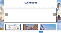Desktop Screenshot of gregors-hamburg.de