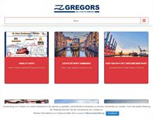 Tablet Screenshot of gregors-hamburg.de